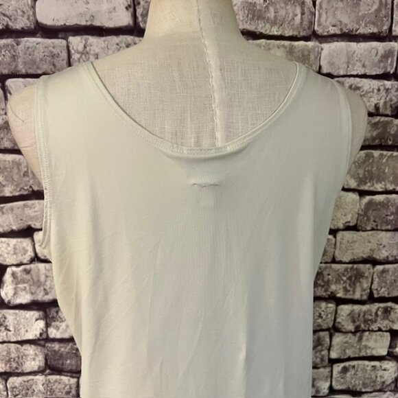 Chico's Additions Ivory Sleeveless Tank Size L - Picture 7 of 9